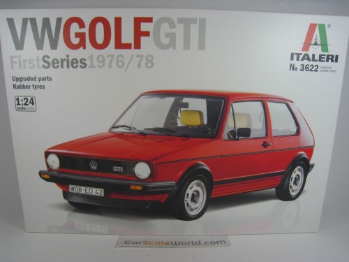 VOLKSWAGEN GOLF GTI MK1 1976 1/24 ITALERI (KIT ASSEMBLY)