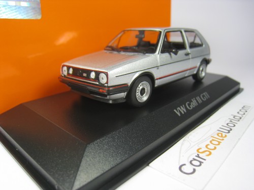 VOLKSWAGEN GOLF GTI MK2 1985 1/43 MAXICHAMPS (SILVER)