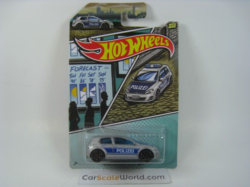 VOLKSWAGEN GOLF MK7 POLIZEI HOTWHEELS - POLICE SER