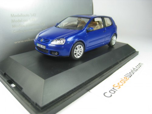 VOLKSWAGEN GOLF V 1/43 SCHUCO (BLUE)