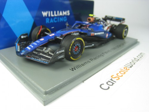 WILLIAMS RACING FW45 10TH USA GP 2023 LOGAN SARGEANT 1/43 SPARK