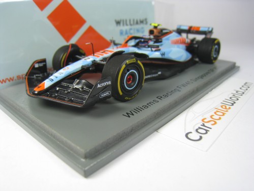 WILLIAMS RACING FW45 SINGAPORE GP 2023 LOGAN SARGEANT 1/43 SPARK