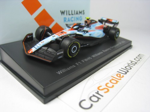 WILLIAMS RACING FW45 SINGAPORE GP 2023 LOGAN SERGEANT 1/64 SPARK